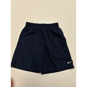 NWT Nike Boys Standard Fit Dri Fit Navy Blue Shorts SZ Large